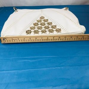 Via spica women shoulder white handbag